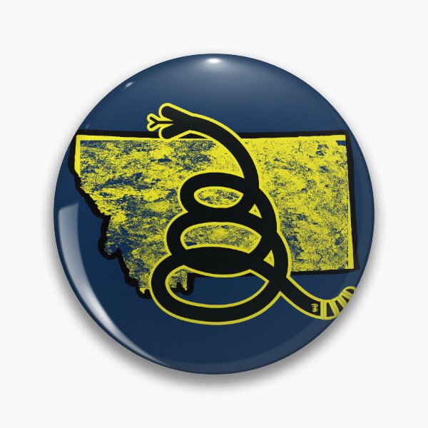 Item preview, MONTANA- Don't Tread on Me - Gadsden Snake Flag  designed and sold by pelagio.