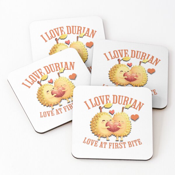Item preview, I Love Durian: Love at First Bite T-Shirt designed and sold by DurianCraze.