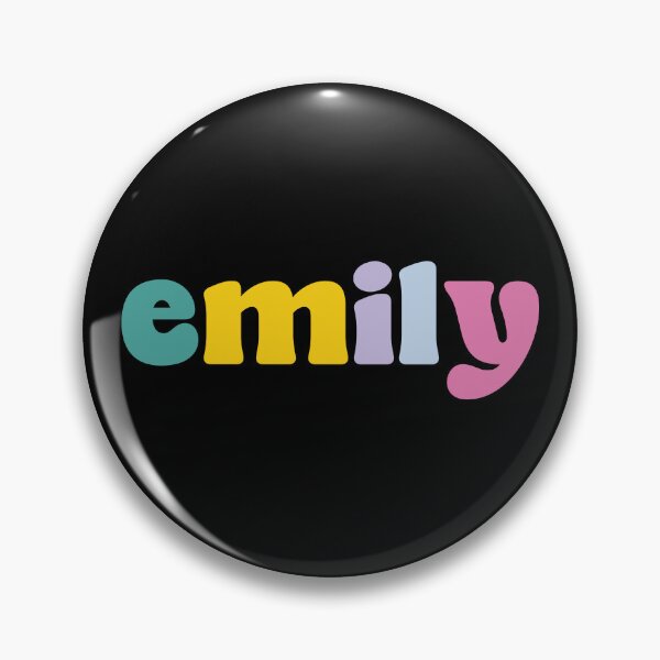 Item preview, Emily - Custom name on colorful block font designed and sold by To the Lua.