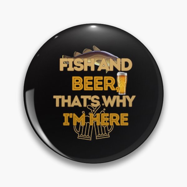 Item preview, Fish And Beer designed and sold by CatfishCreation.