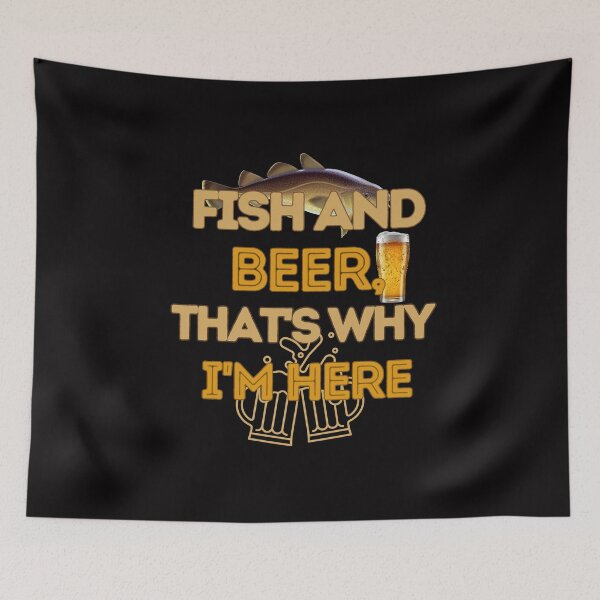 Item preview, Fish And Beer designed and sold by CatfishCreation.