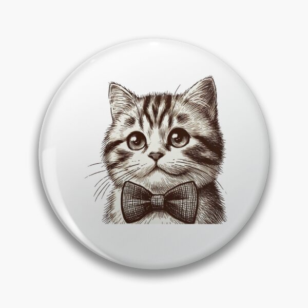 Item preview, Cat with Bowtie designed and sold by EmberlyDawn.