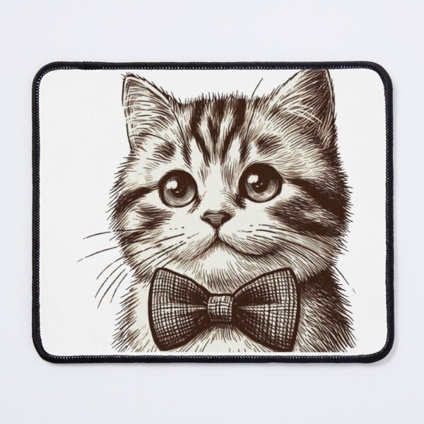 Item preview, Cat with Bowtie designed and sold by EmberlyDawn.