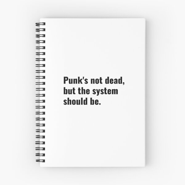Item preview, Punk's Not Dead, But the System Should Be designed and sold by Oleksandra Pakholchuk.