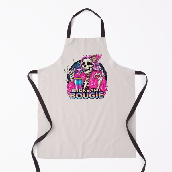 Item preview, Broke and Bougie Skeleton with Pink Hair and Glamorous Outfit designed and sold by AnyMar2023.