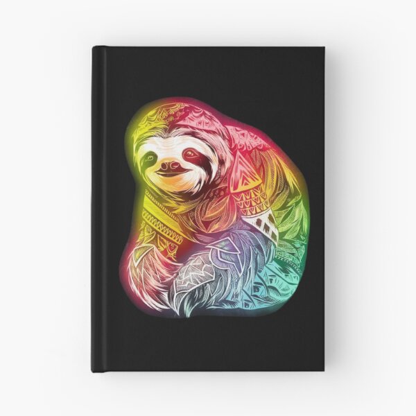Item preview, Sweet and colorful sloth looking at you designed and sold by Street Corsairs.