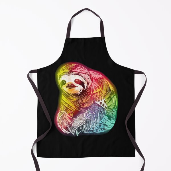 Item preview, Sweet and colorful sloth looking at you designed and sold by Street Corsairs.