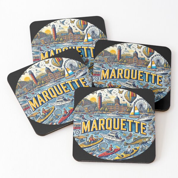 Artikelvorschau, Marquette Michigan Upper Peninsula Wasseraktivitäten Sticker entworfen und verkauft von bzdeb.
