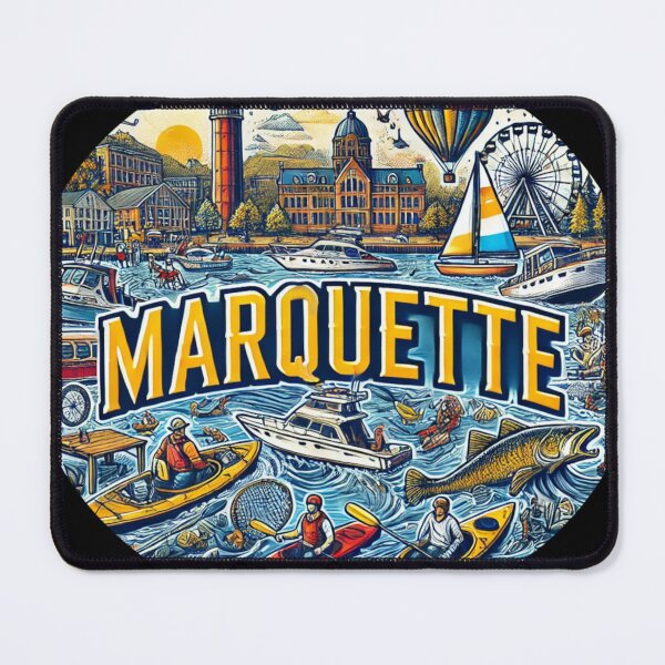 Item preview, Marquette Michigan Upper Peninsula Water Activities Sticker designed and sold by bzdeb.