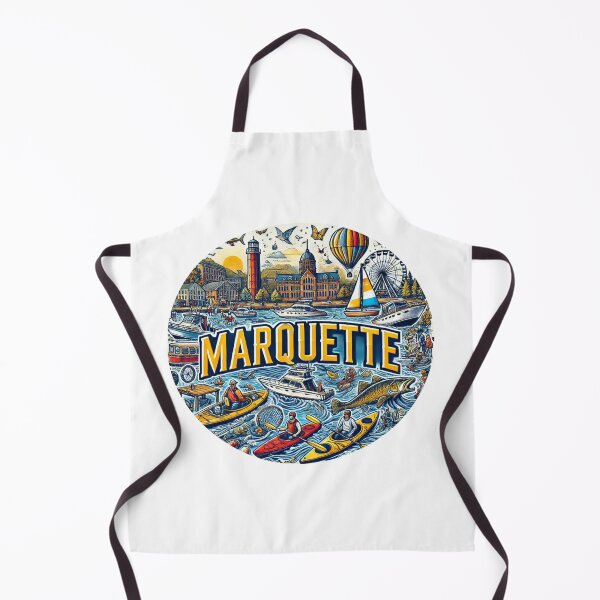 Item preview, Marquette Michigan Upper Peninsula Water Activities Sticker designed and sold by bzdeb.