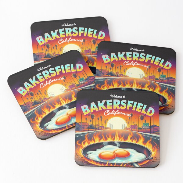 Item preview, Welcome to Bakersfield cooking eggs on street designed and sold by VisionView.