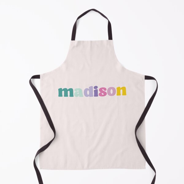 Item preview, Madison - Custom name on colorful block font designed and sold by To the Lua.