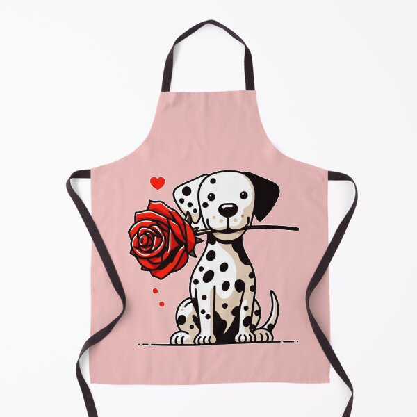 Item preview, Dalmatian Puppy giving a Red Rose designed and sold by Nanthanon.