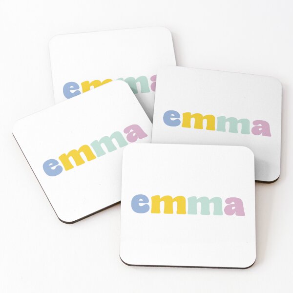 Item preview, Emma - Custom name on colorful block font designed and sold by To the Lua.