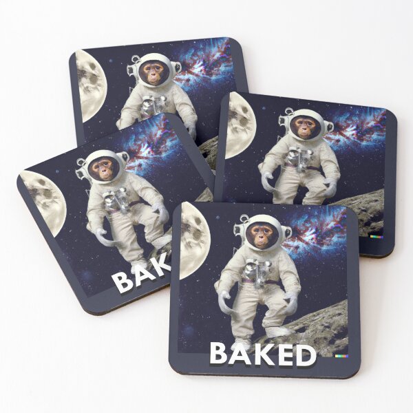 Item preview, Space monkey BAKED FUNNY | Monkey designed and sold by IntegriTee.