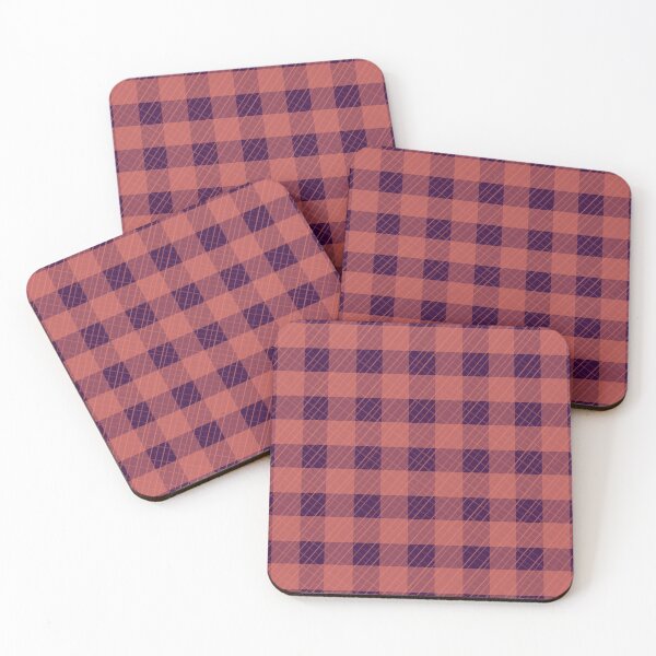 Item preview, Purple Coral Plaid designed and sold by BurningChair.