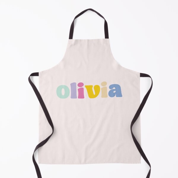 Item preview, Olivia - Custom name on colorful block font designed and sold by To the Lua.