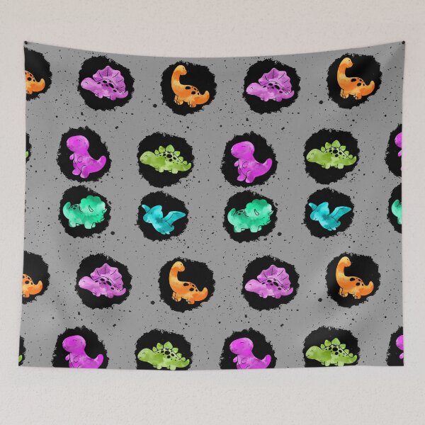 Item preview, Watercolor Dinosaurs designed and sold by Pint-SizeDesign.