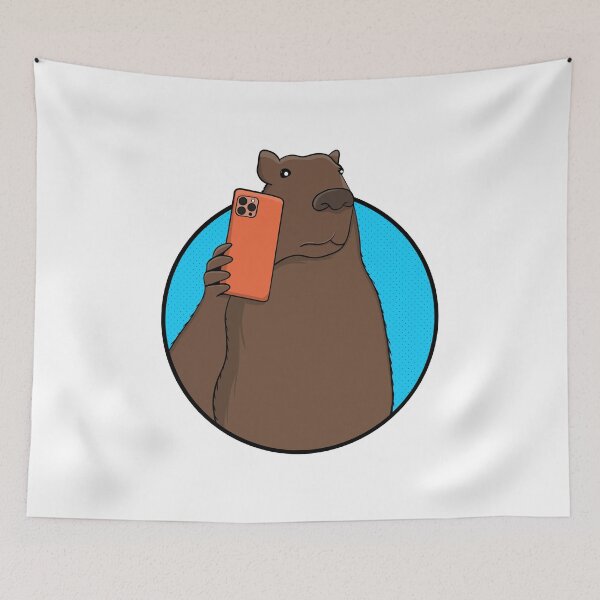 Item preview, Capybara Social Media Influencer designed and sold by shopdiego.