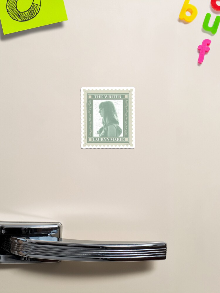 Thumbnail 1 of 3, Magnet, The Writer Stamp designed and sold by laurynmmusic.
