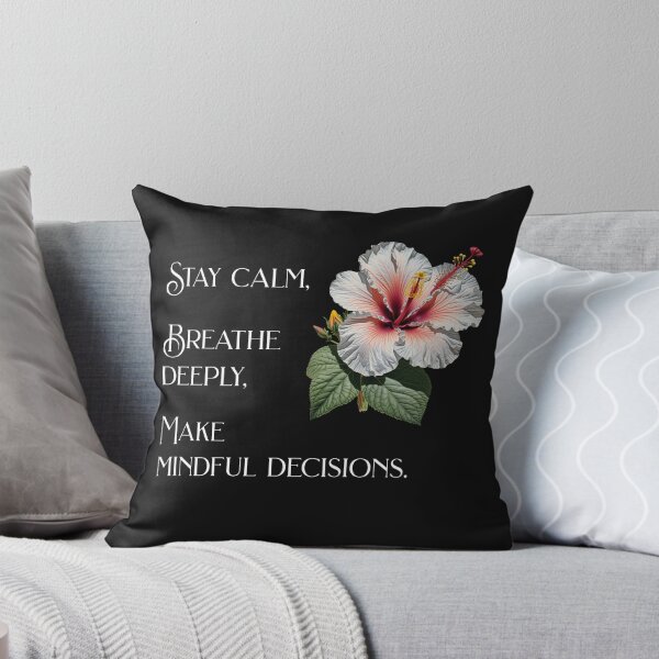 Item preview, Stay Calm and Breathe | Flower Men Women designed and sold by OleOleStore.
