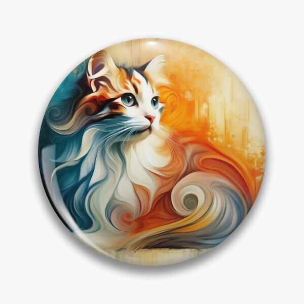 Item preview, Turkish Van - Flames of Inspiration  designed and sold by LegademaArt.