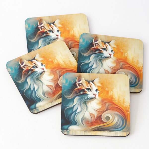 Item preview, Turkish Van - Flames of Inspiration  designed and sold by LegademaArt.
