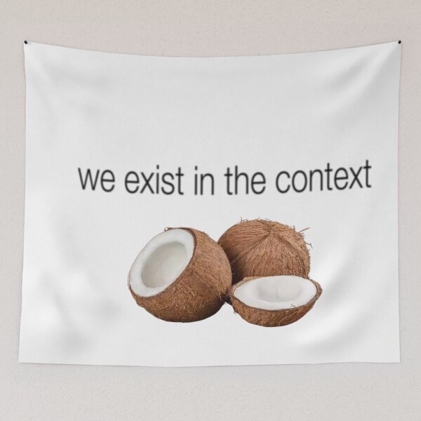 Item preview, We exist in the context - Kamala Harris 2024 regular coconuts designed and sold by ccandace.