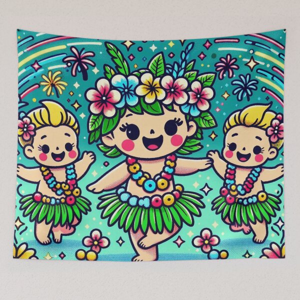 Item preview, Enchanting Hula Kids - 158 designed and sold by sagaofsilence.