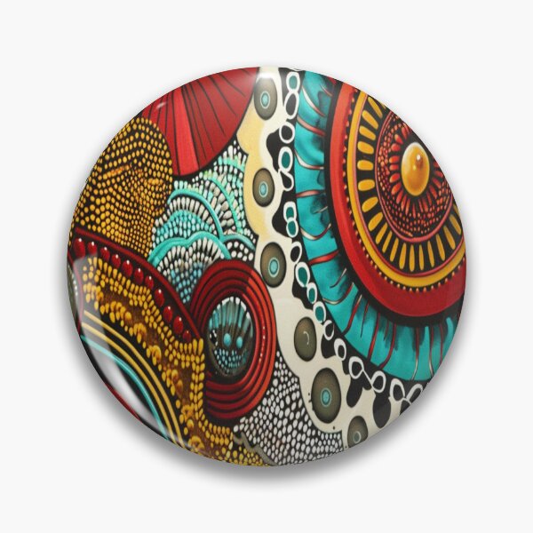 Item preview, Circular Kitenge Pattern Art designed and sold by BubandAika.