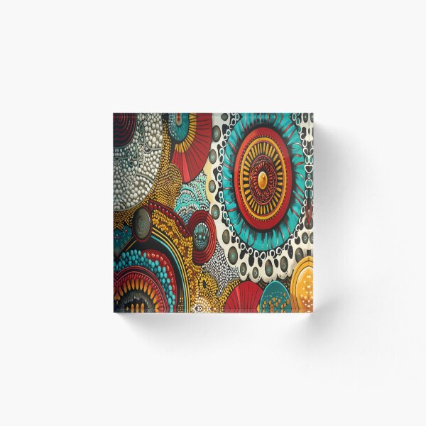 Item preview, Circular Kitenge Pattern Art designed and sold by BubandAika.