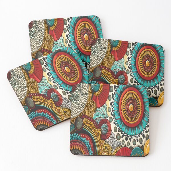 Item preview, Circular Kitenge Pattern Art designed and sold by BubandAika.