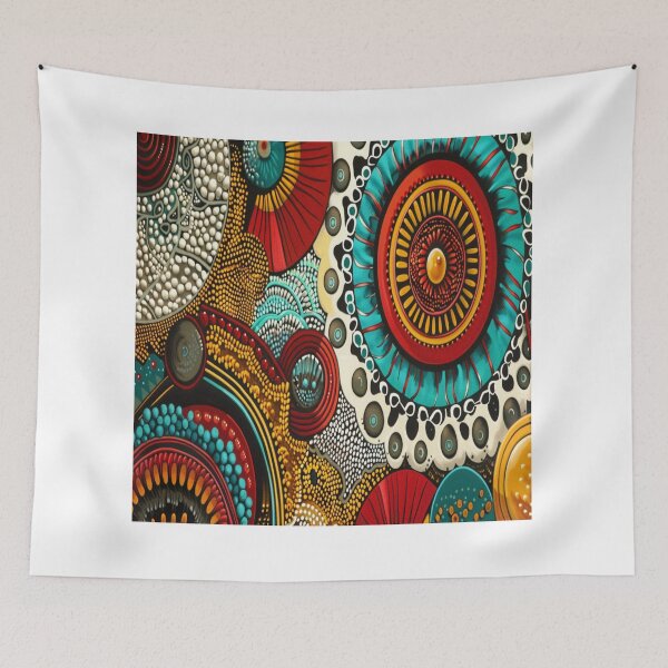 Item preview, Circular Kitenge Pattern Art designed and sold by BubandAika.