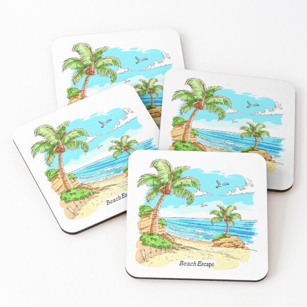 Item preview, Escape to a Serene Beachside Getaway designed and sold by kjon88.