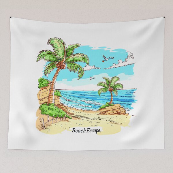 Item preview, Escape to a Serene Beachside Getaway designed and sold by kjon88.