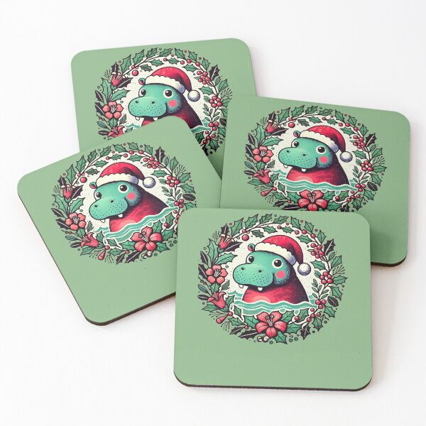 Item preview, Christmas Hippo designed and sold by FrictionMaxxing.