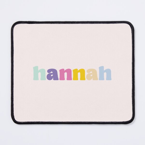 Item preview, Hannah - Custom name on colorful block font designed and sold by To the Lua.