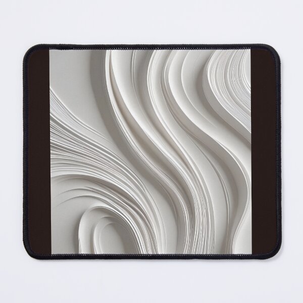 Item preview, Minimal minimalism plaster swirls texture waves calm tranquil  designed and sold by cheekylorns.