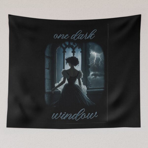 Item preview, One Dark Window | Quote sticker T-shirt designed and sold by RedCircleArt.