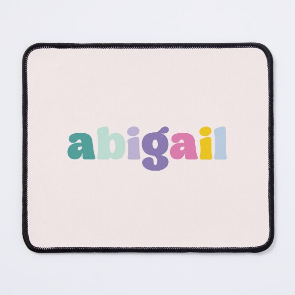 Item preview, Abigail - Custom name on colorful block font designed and sold by To the Lua.