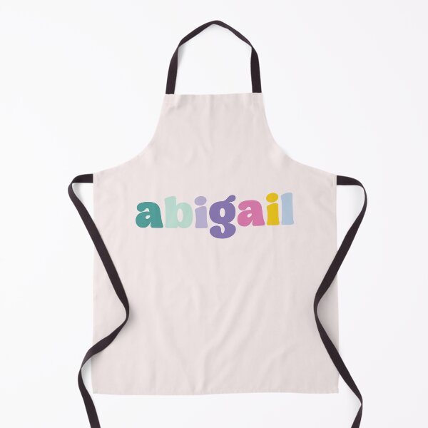 Item preview, Abigail - Custom name on colorful block font designed and sold by To the Lua.