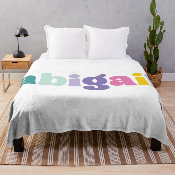 Item preview, Abigail - Custom name on colorful block font designed and sold by To the Lua.
