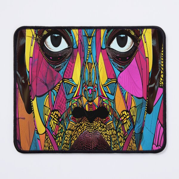 Item preview, Vibrant African Mosaic Portrait designed and sold by BubandAika.