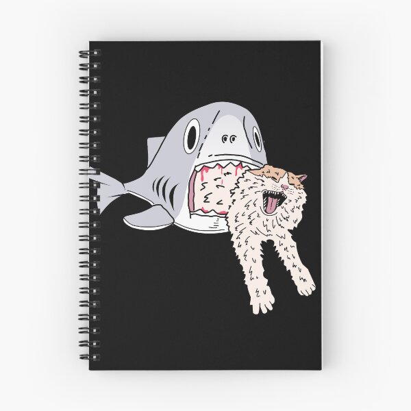 Item preview, shark eats cat designed and sold by Brexmore3.