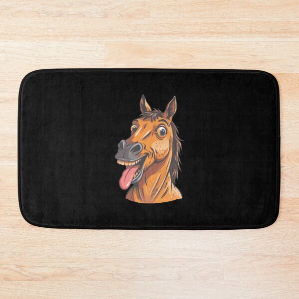 Item preview, Crazy Funny Horse Illustration designed and sold by JesterKrewArt.