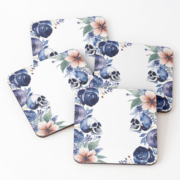 Item preview, Skull floral  designed and sold by Roxburylane.