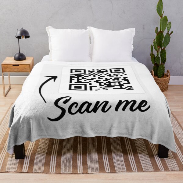 Item preview, Rickroll QR Code White Black designed and sold by dirarr.