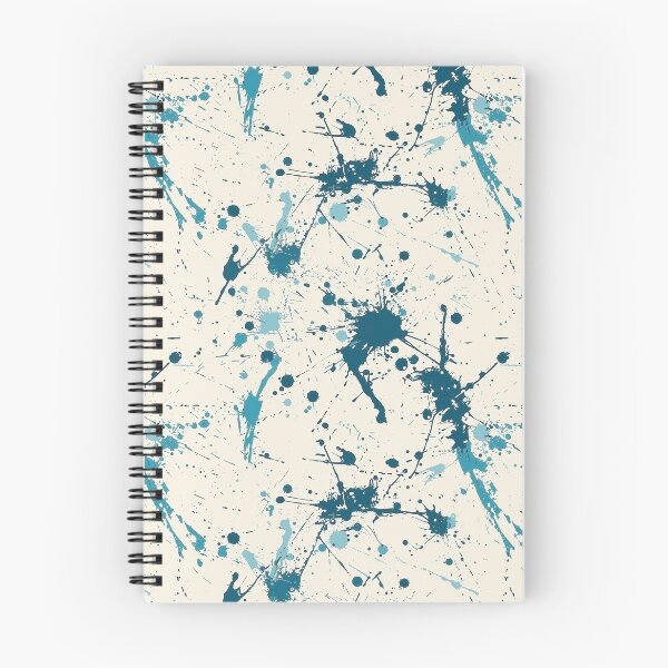 Item preview, Blue-green Paint Splatter Pattern designed and sold by purelypatterns.
