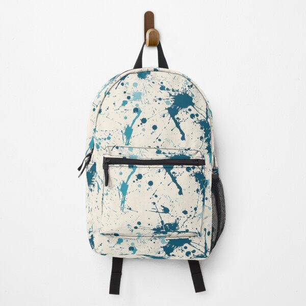 Item preview, Blue-green Paint Splatter Pattern designed and sold by purelypatterns.