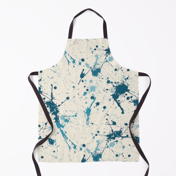 Item preview, Blue-green Paint Splatter Pattern designed and sold by purelypatterns.